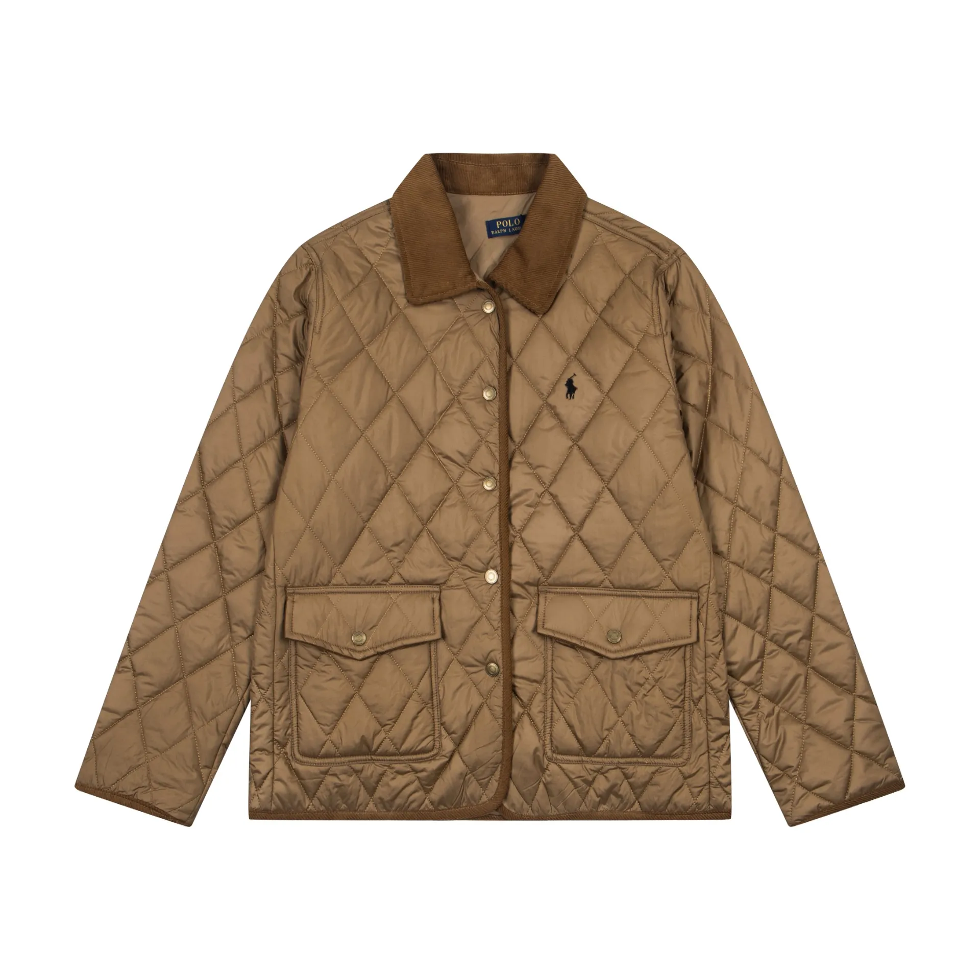 P330 Model No.: G130 Ralph Lauren New Ralph Lauren chest logo embroidery diamond plaid lapel corduroy cotton jacket 1️⃣Selected high-quality high-elastic cotton, perfect control of workmanship details, exquisite small logo embroidery on the chest, corduroy color-blocked lapels, pocket design full of details, highlighting personality! The version is simple but not simple! 3️⃣It is very youthful and energetic, and can be easily worn by both men and women. It is very in line with the fashion aesthetic concepts of today's young people! 4️⃣A full set of customized accessories, complete with three standards, same style for men and women, a must-have for couples! Color: black, navy blue, apricot Size: S, M, L, XL
